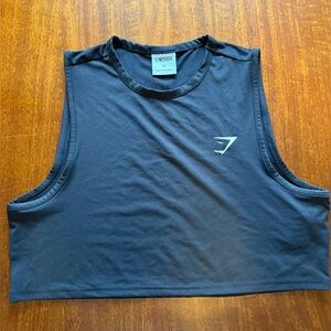 Gymshark Women's Black Workout Crop Top